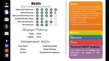 Interactive Resume (Sourabh P) screenshot 2