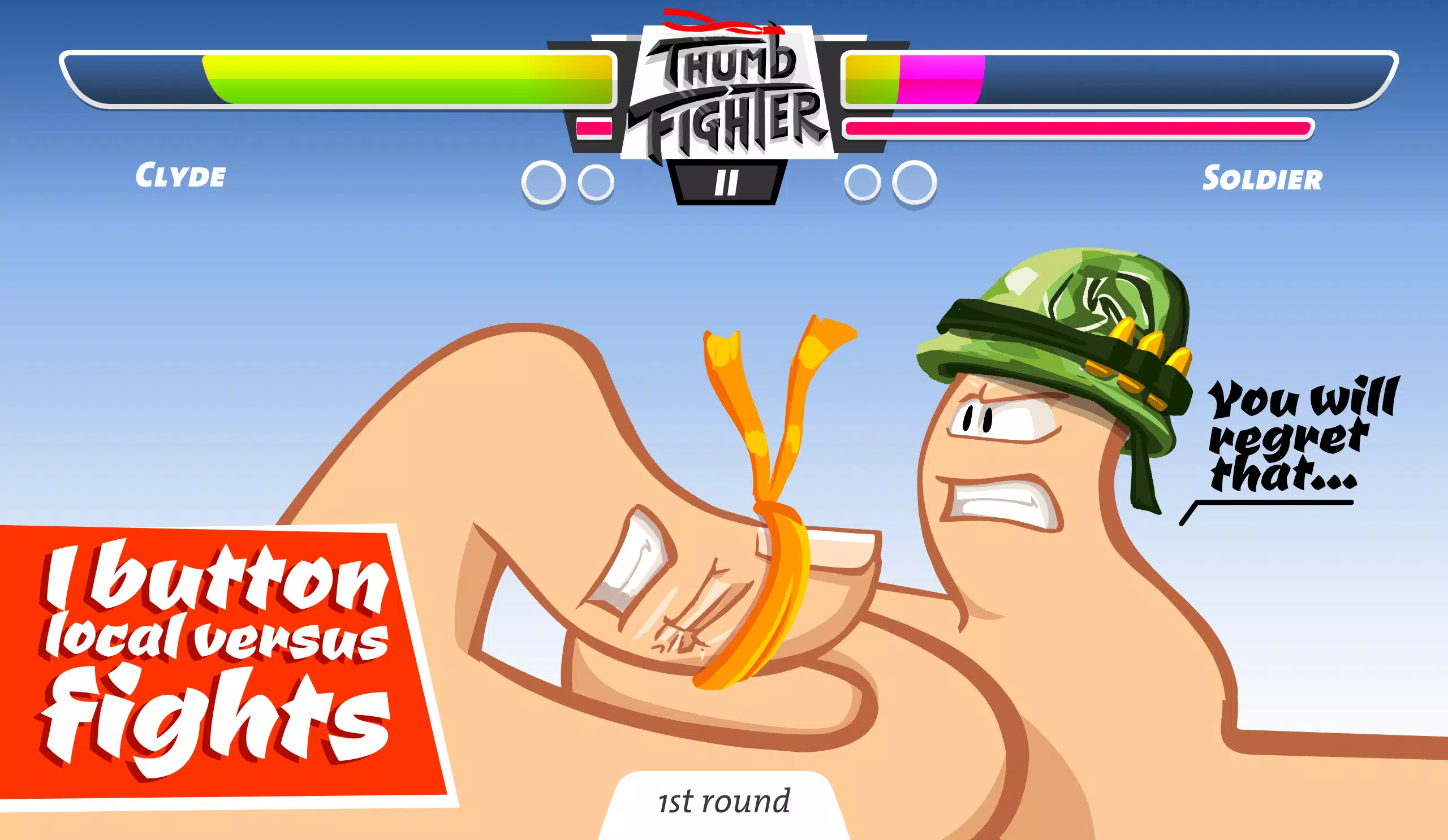 THUMB FIGHTER - Jogue Grátis Online!