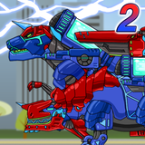 Tyranno Tricera2- DinoRobot icône