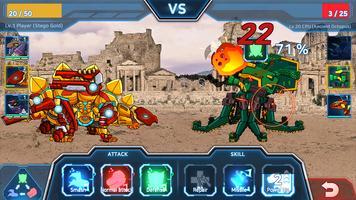 Dino Robot Battle Field: War تصوير الشاشة 1