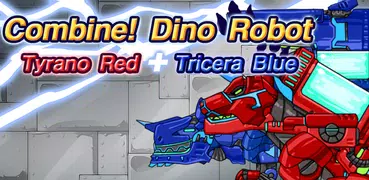 Tyranno + Tricera - Combine! Dino Robot