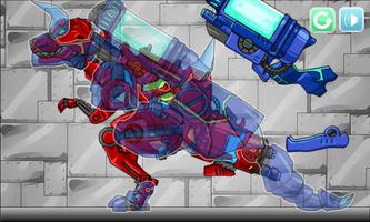 Tyranno + Tricera - Combine! Dino Robot تصوير الشاشة 1