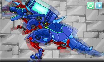 Tyranno + Tricera - Combine! Dino Robot captura de pantalla 2