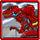 Dino Robot - Tyranno Red أيقونة