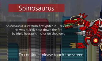 Spinosaurus- Combine DinoRobot Affiche