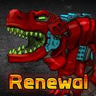 T-Rex Red-Hợp thể! Dino Robot biểu tượng
