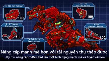 T-Rex Red-Hợp thể! Dino Robot ảnh chụp màn hình 3