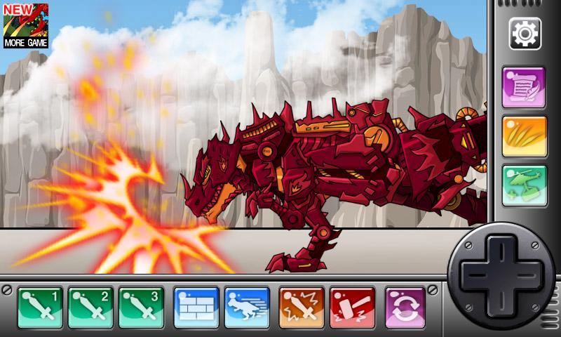 Fire Tyrannosaurus - Dino Robot : Dinosaur Game for Android - APK Download