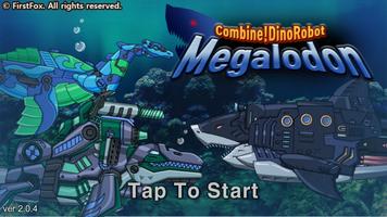 DinoRobot- Megalodon: Dinosaur Affiche