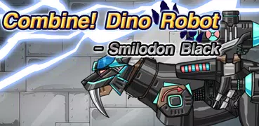 Dino Robot - Smilodon Black