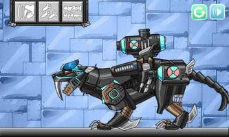 Dino Robot - Smilodon Black screenshot 2