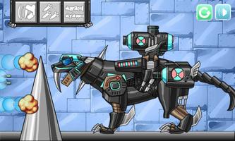 Dino Robot - Smilodon Black screenshot 3