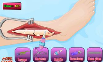 Dokter Tom Leg Bedah Permainan screenshot 1