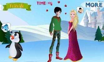 Winter Kissing Games اسکرین شاٹ 1
