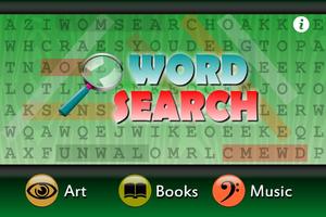 Word Search Art, Books, Music syot layar 1