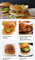 Burger Recipes Affiche