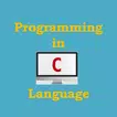 Programming in C