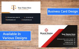 Business Card Design syot layar 1