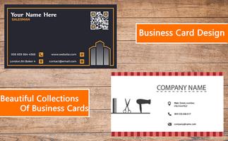 Business Card Design syot layar 3