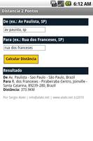 Distancia 2 Pontos captura de pantalla 1