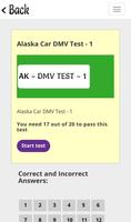 Alaska - DMV Permit Practice Test تصوير الشاشة 1