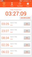 Alarm Clock AVA talking clock batteryFull Alarm tm 스크린샷 2