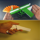 How to make a paper gun أيقونة