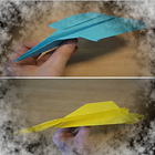 Origami pesawat kertas sehingga 100 meter ikon