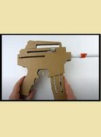 Weapons made of cardboard. Origami weapons. پوسٹر