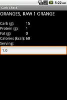 Carb Check 截图 2