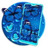 Blue Butterfly Launcher Theme أيقونة