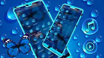 برنامه‌نما Blue Butterfly Launcher Theme عکس از صفحه