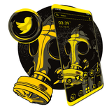 Gas Mask Boy Launcher Theme