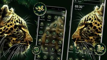 Fractal Leopard Launcher Theme Affiche