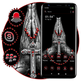 Jesus Cross Launcher Theme أيقونة