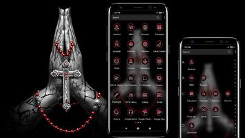 Jesus Cross Launcher Theme تصوير الشاشة 1