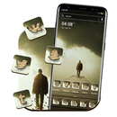 Lonely Man Launcher Theme aplikacja