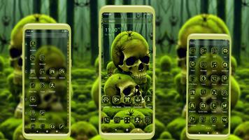 Swamp Skull Green Theme capture d'écran 3