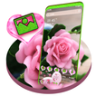 Pink Rose Love Launcher Theme