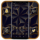 3D Triangle Black Theme APK