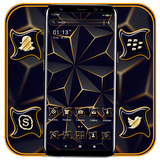 3D Triangle Black Theme biểu tượng