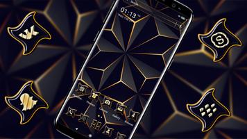 3D Triangle Black Theme bài đăng