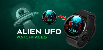 Alien & UFO Wear OS Watchfaces capture d'écran 3