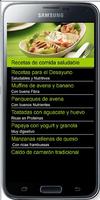 Recetas de comida saludable screenshot 1