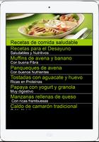 Recetas de comida saludable screenshot 3