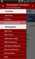 Indonesia Newspapers โปสเตอร์