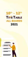 10th 12th Time Table 2021 All -poster