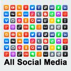 آیکون‌ All Apps: All Social Media App