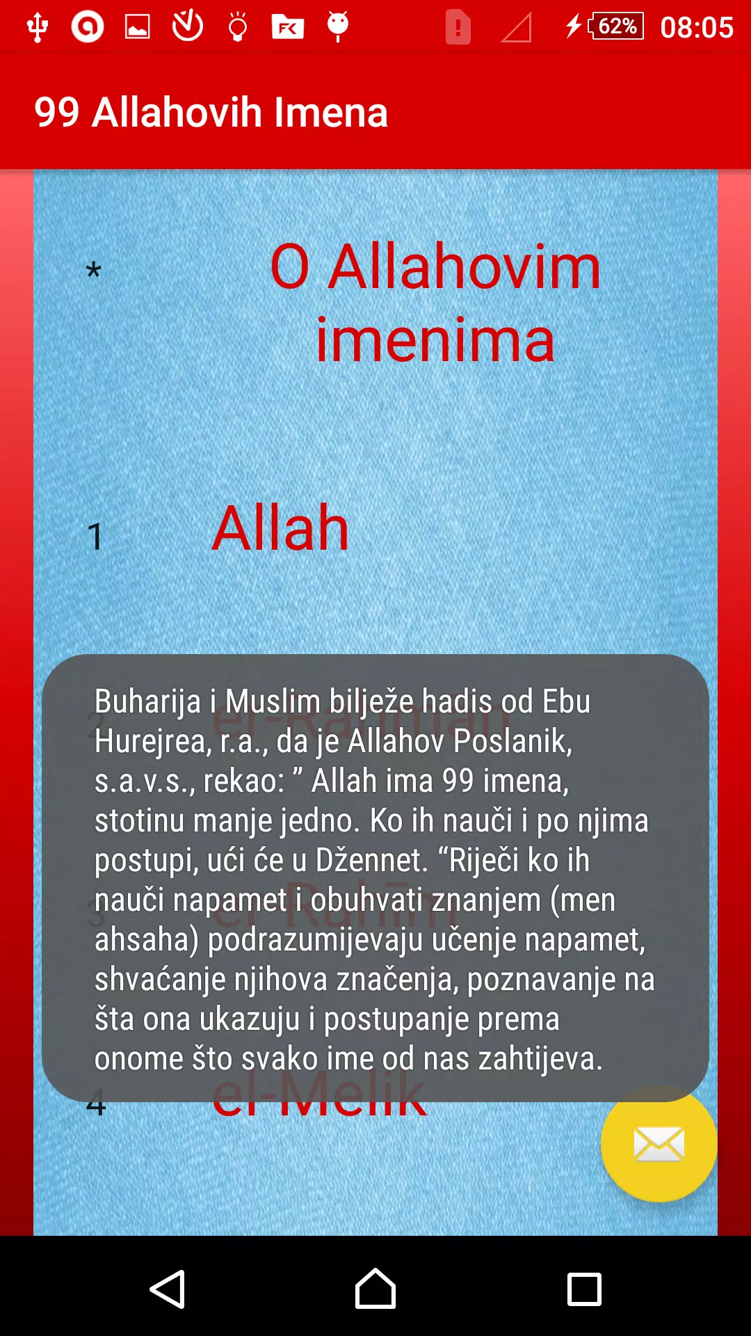 99 Allahovih imena for Android - APK Download