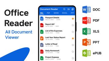 كل قارئ المستندات - PDF عارض الملصق